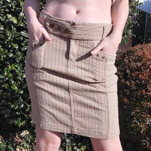 ⦃ The Territory Ahead vintage 2000s mid rise pinstripe pencil skirt ⦄